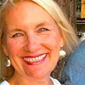 Crown and Ivy sundress; XL. Maxi length. Navy/Coral/White.